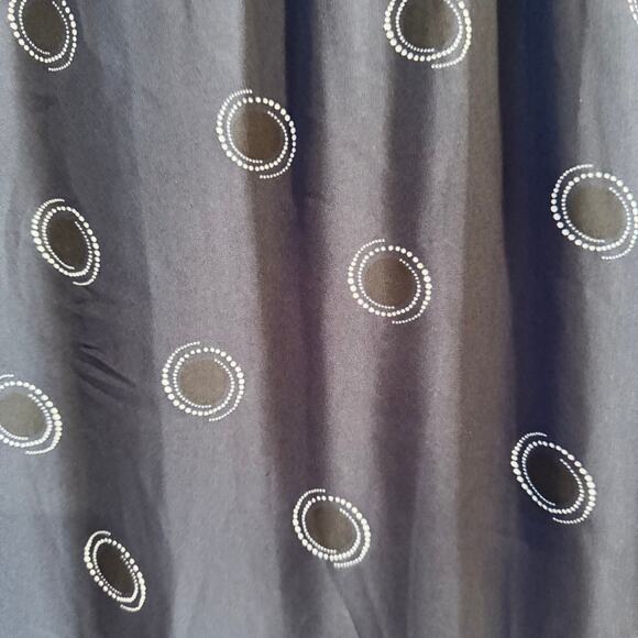 Hobbs Clarice Dot Print Mini Dress Blue Collared Zip Ruffled Long Sleeve Sz 6 - Picture 3 of 8